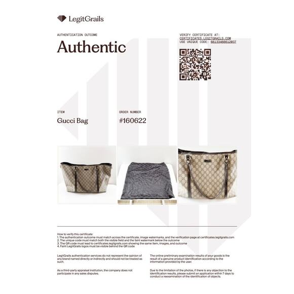 Gucci Joy GG Supreme Canvas Tote Bag Purse Tan Beige Brown - Picture 3 of 15